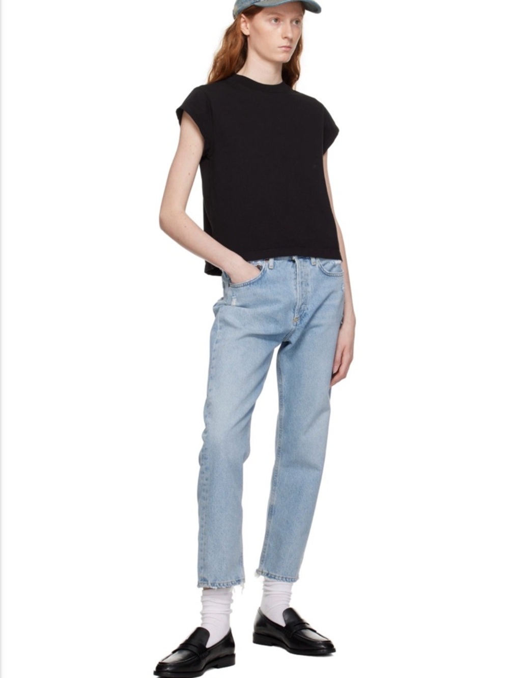 Agolde Light Blue Boyfriend Jeans Parker size 28